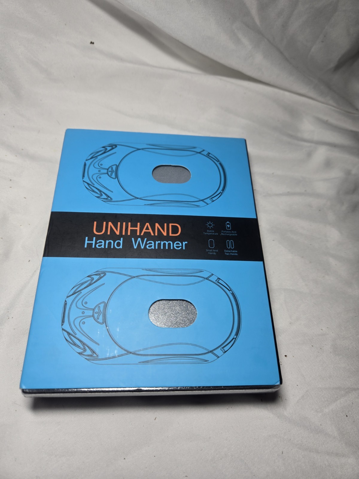UniHand Rechargeable Hand Warmers 2 Pack, 3000mAh, Stable Temp. Portable, 20Hrs