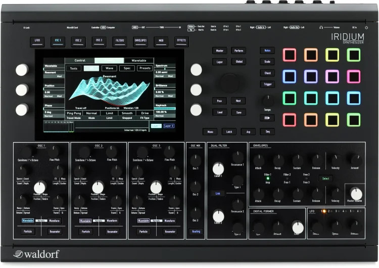 Waldorf Iridium Digital Polyphonic Desktop Synthesizer