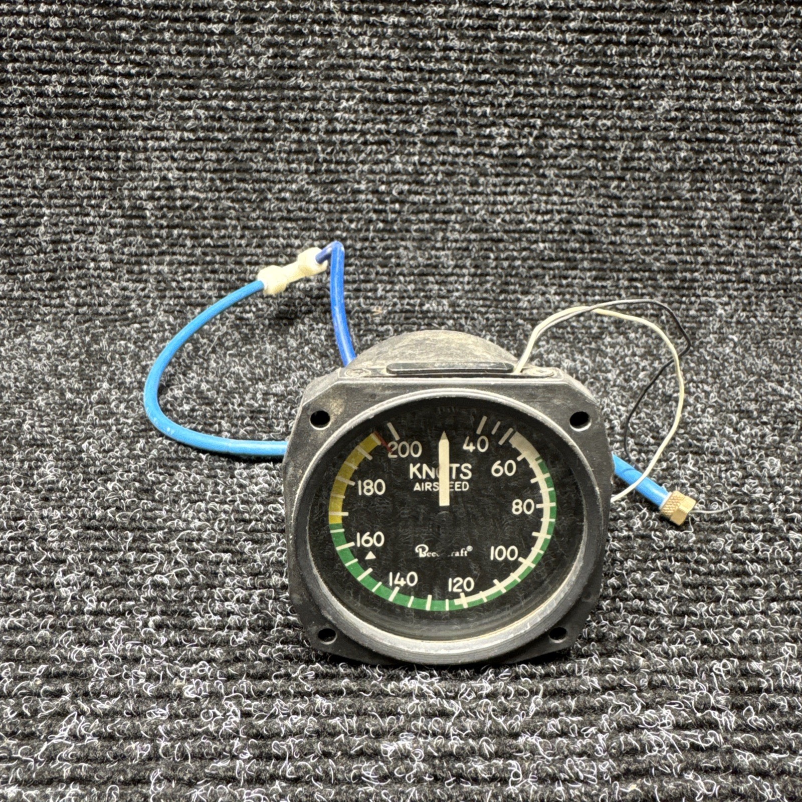 Beechcraft Airplane Knots Airspeed Indicator Gauge