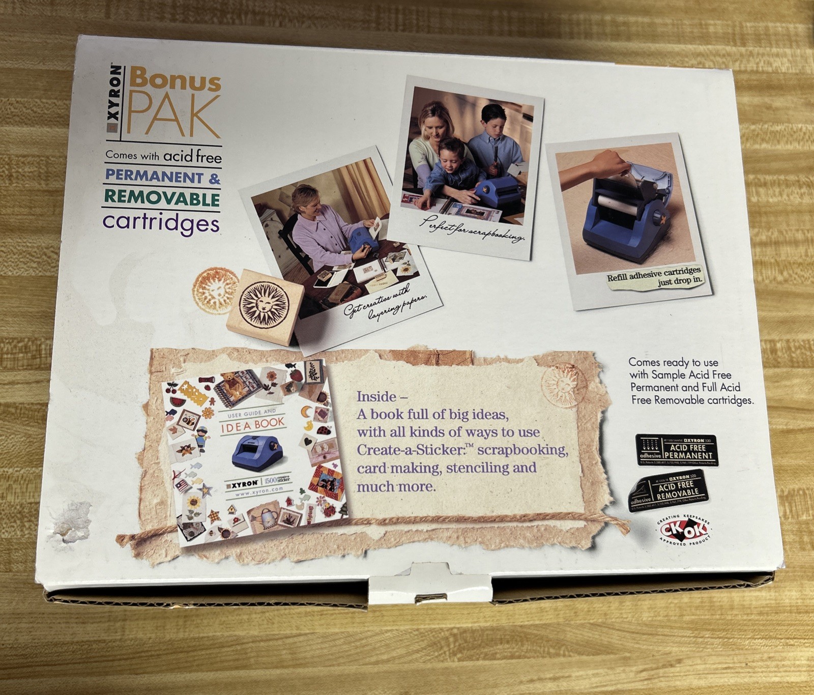 XYRON Bonus Pack Create a Sticker 500BP Includes Sample Cartridges