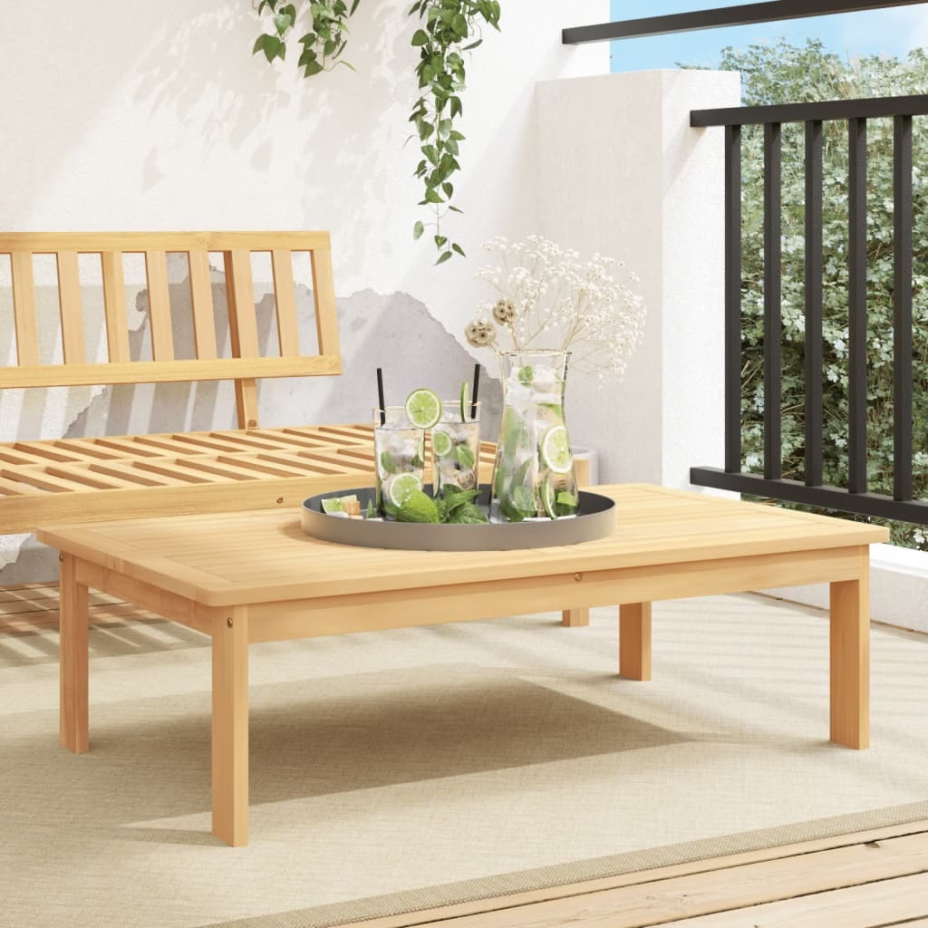 Garden Table Natural Wood Solid Acacia Wood Standard Durable