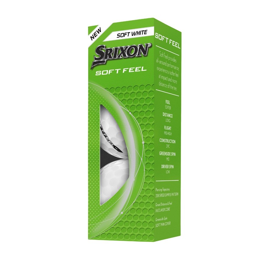 SRIXON SOFT FEEL 14 SOFT WHITE GOLF BALL DOZEN