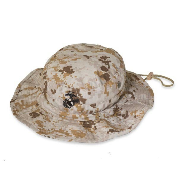 USMC MARPAT Digital Desert Boonie Cover - Marine Corps Boonie Hat - 7.5 LARGE