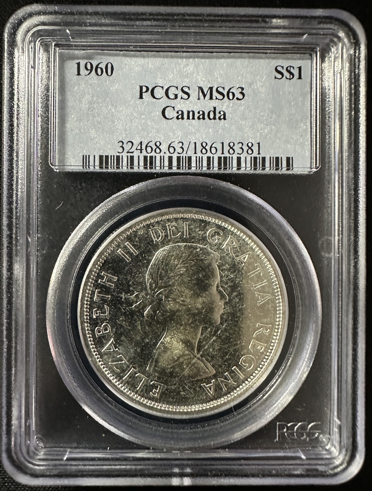 Canada - 1960 Silver Dollar - PCGS MS63 - REFLECTIVE & CHOICE SURFACES!