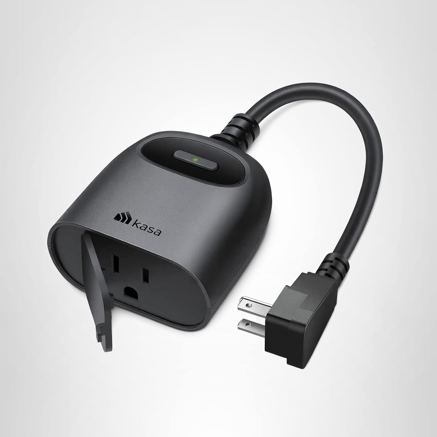 Kasa Outdoor Smart Plug, Wi-Fi Outlet Timer, Works with Alexa & Google (KP401)