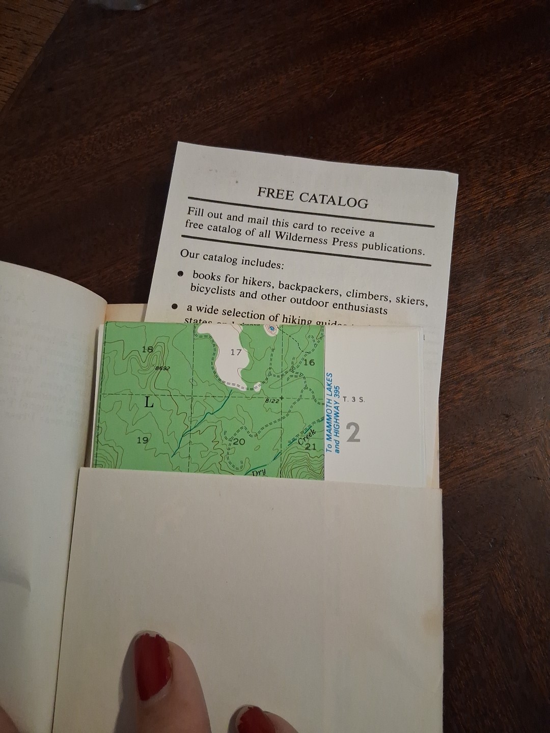 2 High Sierra Hiking Guides W Maps Used