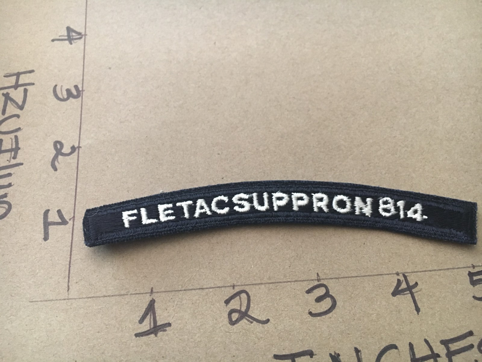 US NAVY SHOULDER STRIP TAB rocker Patch Fletacsuppron 814