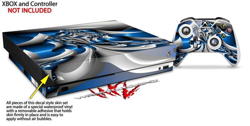 Skin for XBOX One X Console Controller Splat Decal
