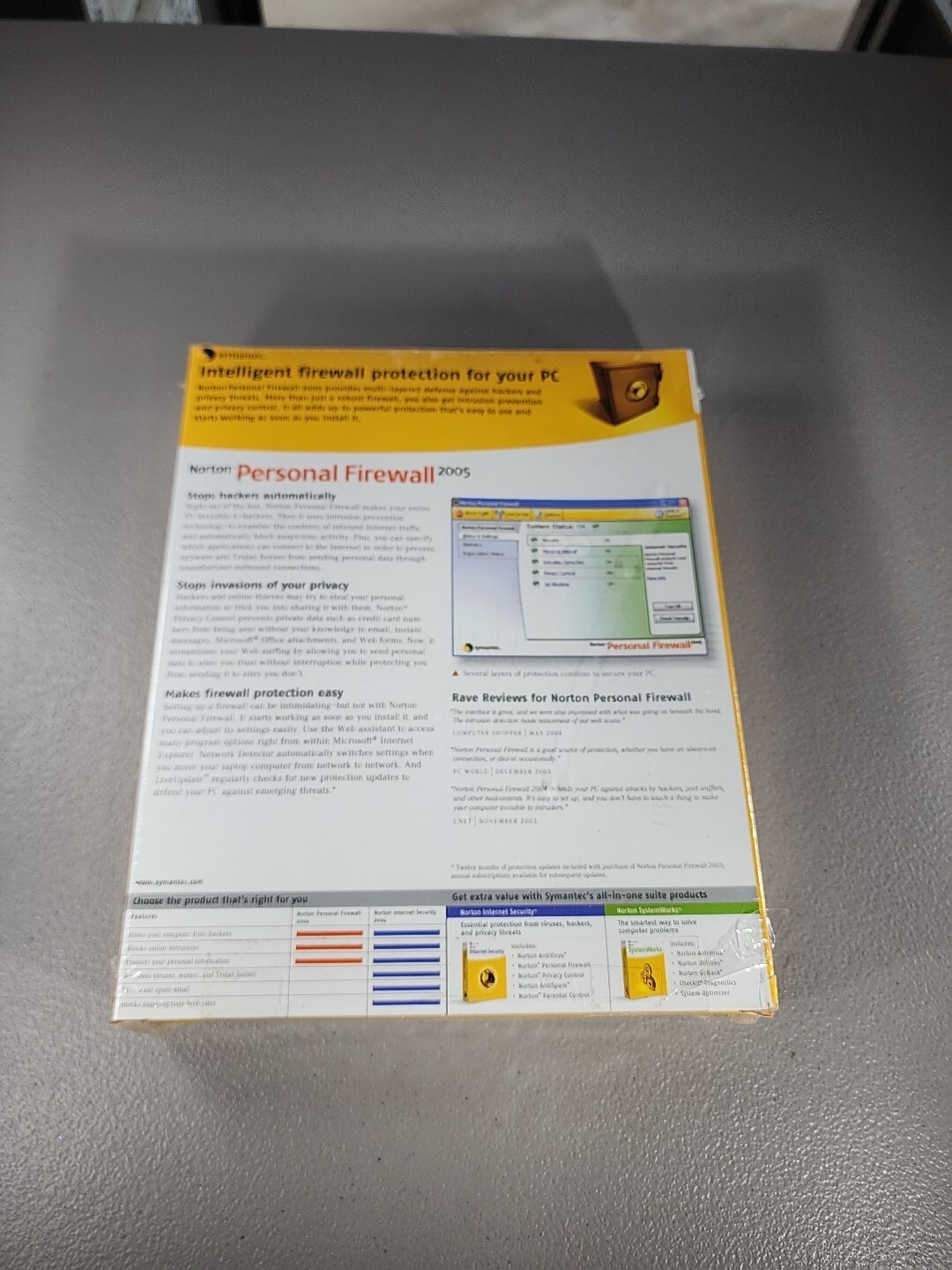 Norton Personal Firewall 2005 Windows New Sealed