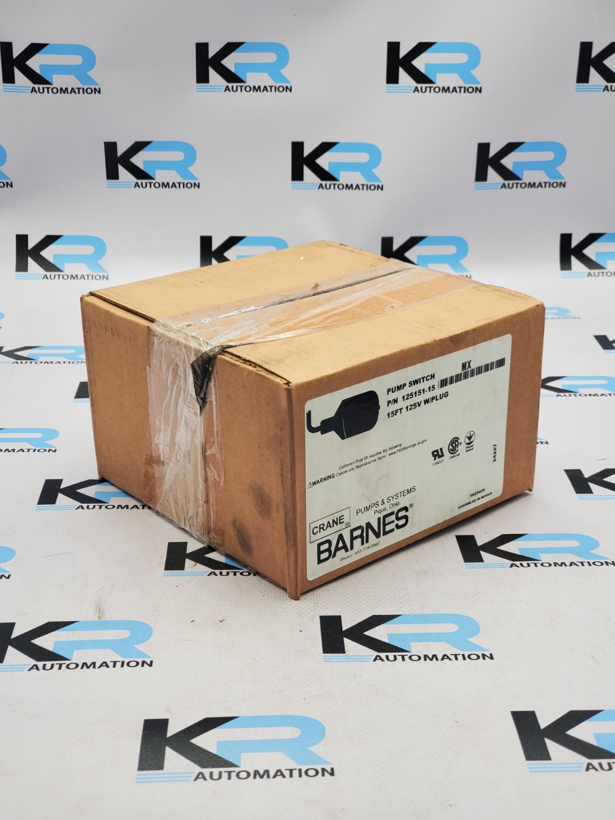 NEW Crane Pumps & Systems Inc 125151-15 Pump Switch 15Ft 125V