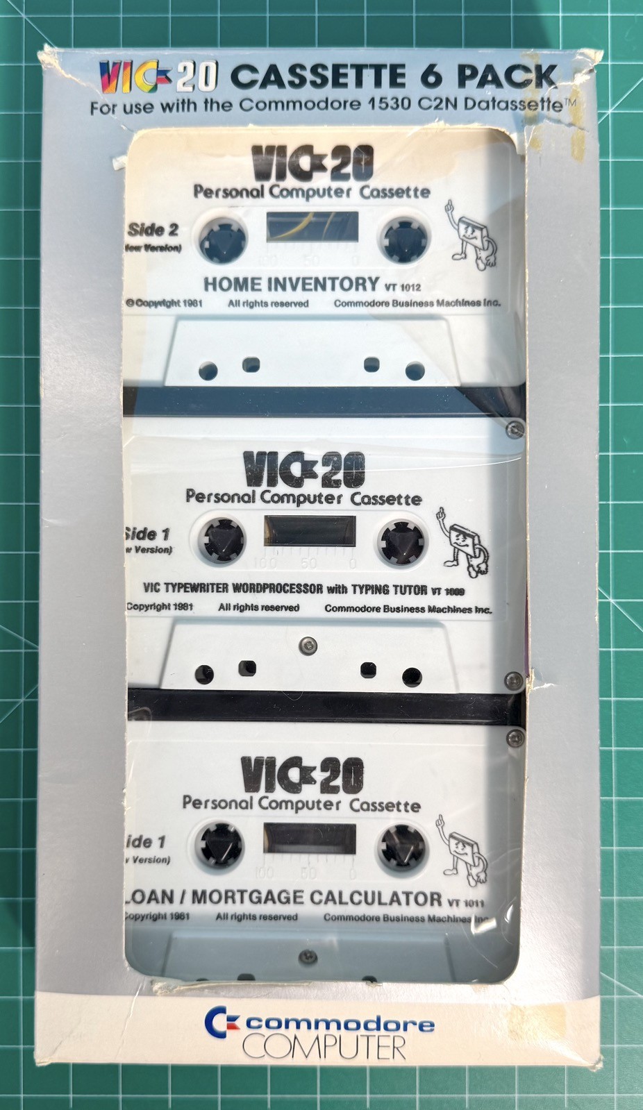 Commodore VIC-20 Cassette 6 Pack Finance Edition
