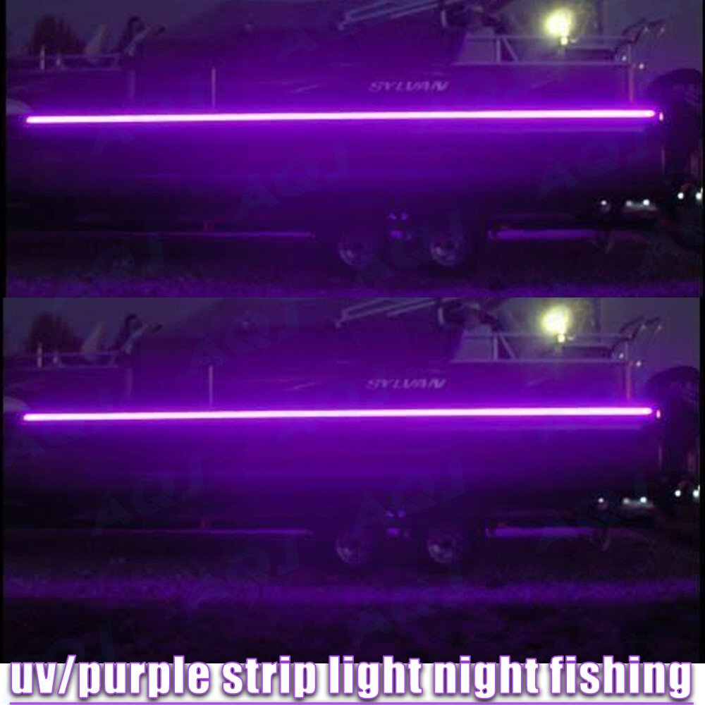 Ultraviolet LED Strip UV PURPLE Light Night Fishing Boat WhitePCB Best UV strip