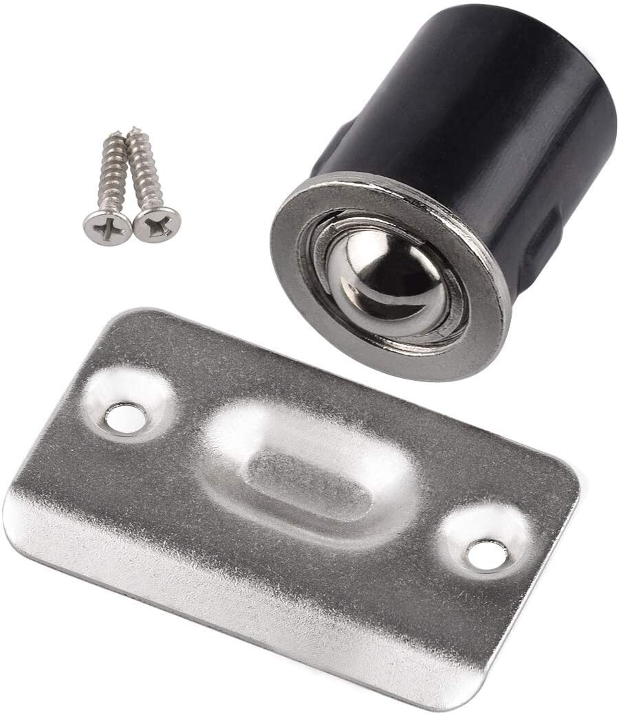 PHG - 7/8" Drive In Ball Catch US26D, Satin Chrome #DBC201