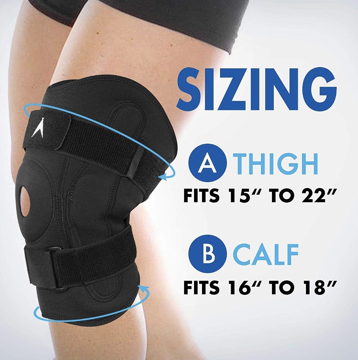 ATX Hinged Knee Brace - Breathable Compression Support for ACL, MCL, Meniscus Te