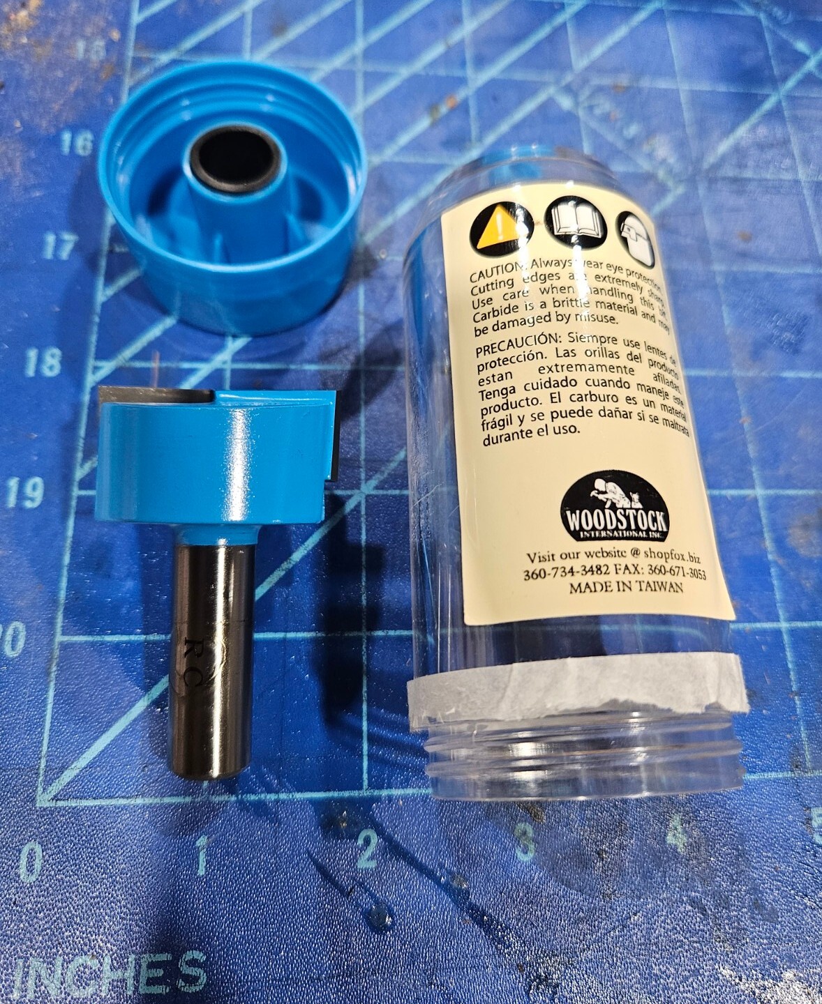 Woodstock International DC1261 1-1/2" Bottom Cleaning Bit, 1/2" Shank