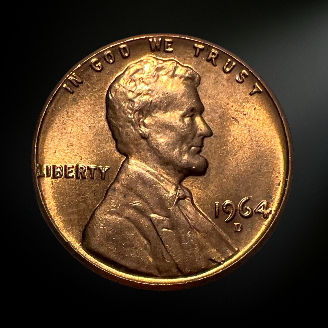 1964-D Lincoln Memorial Penny BU Brilliant Uncirculated Denver Mint