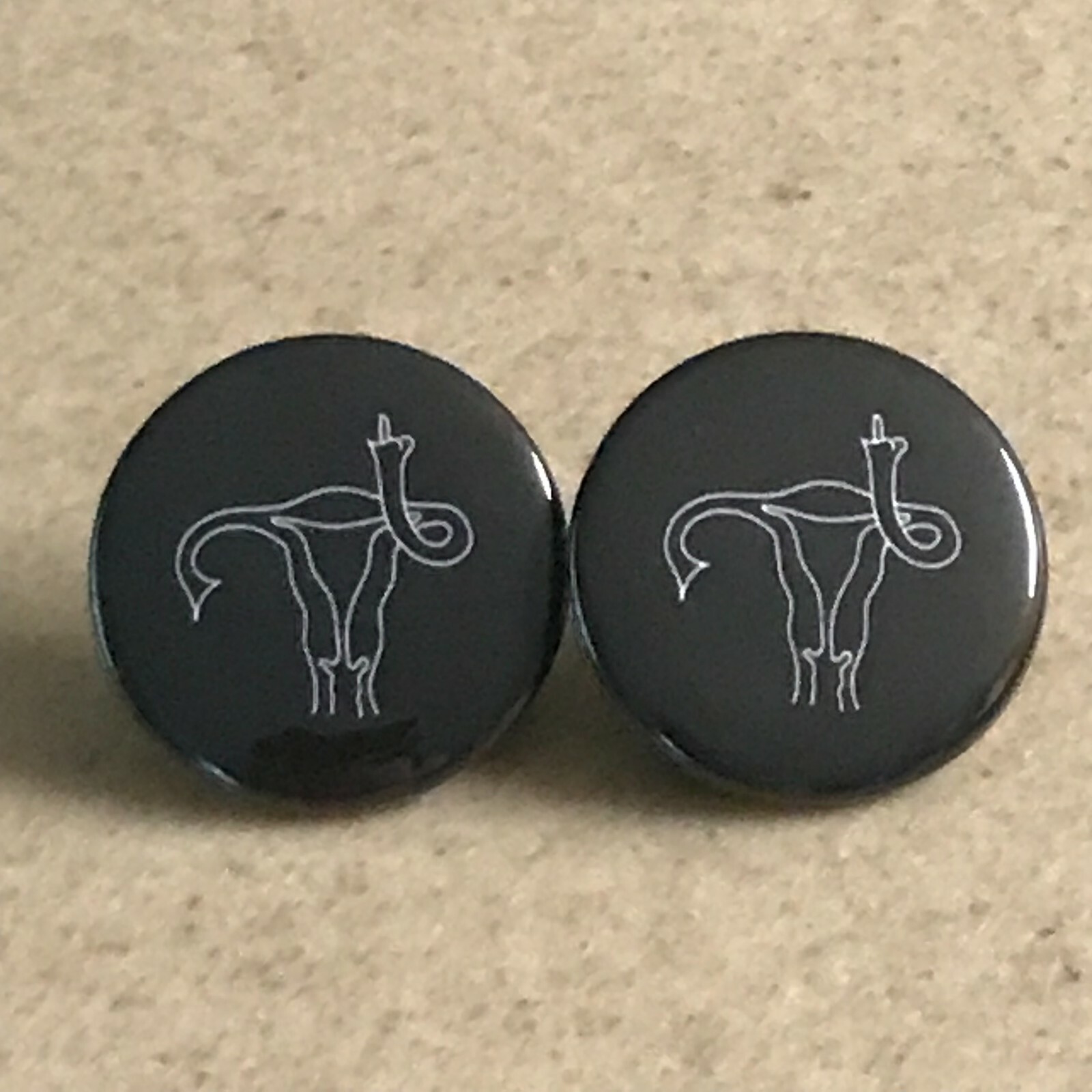 Pro-Choice Pin-Back Buttons 2-Pack, SHIPS FREE