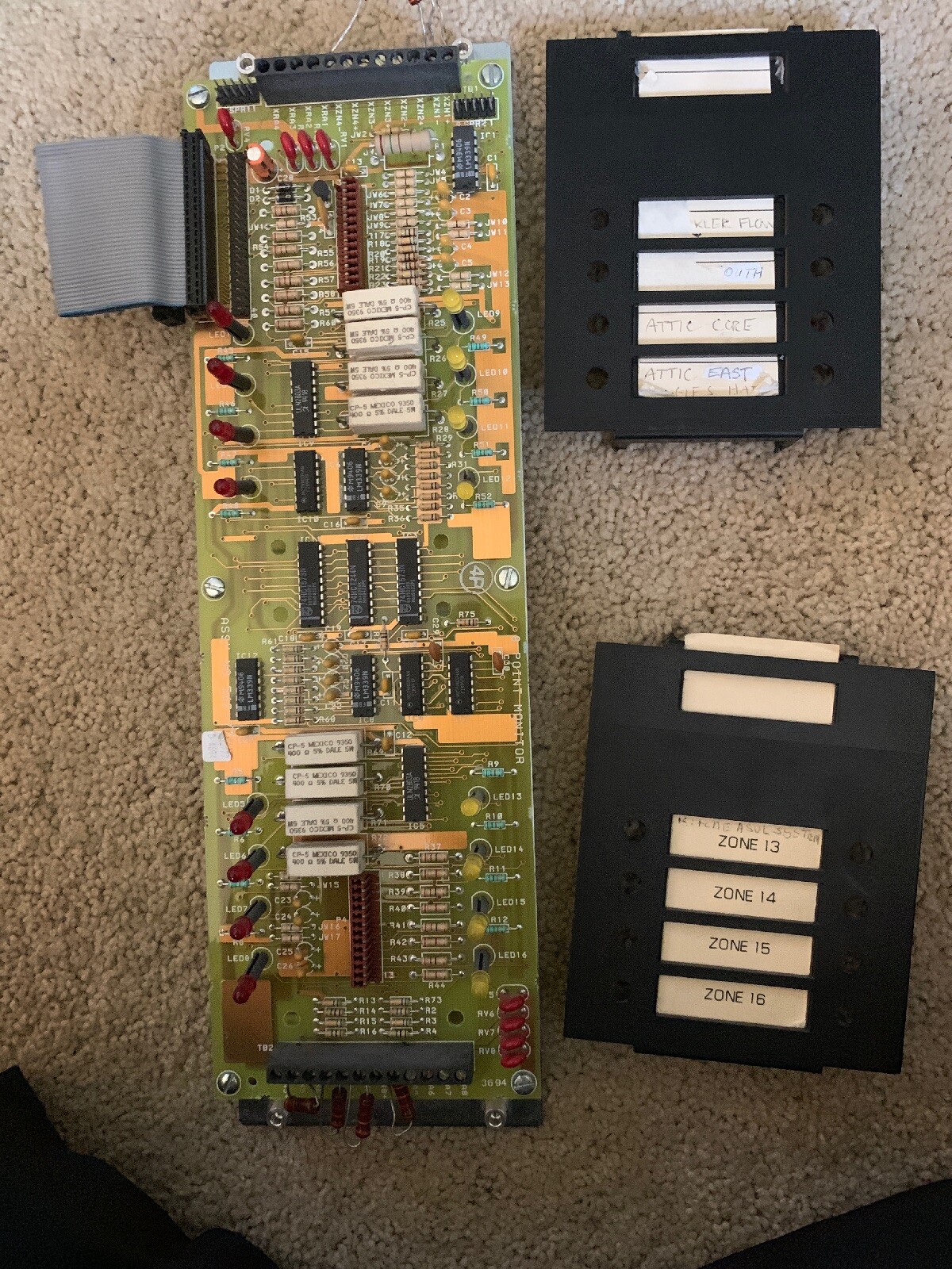 Simplex 562-777 8 point monitor Circuit Board Fire Alarm
