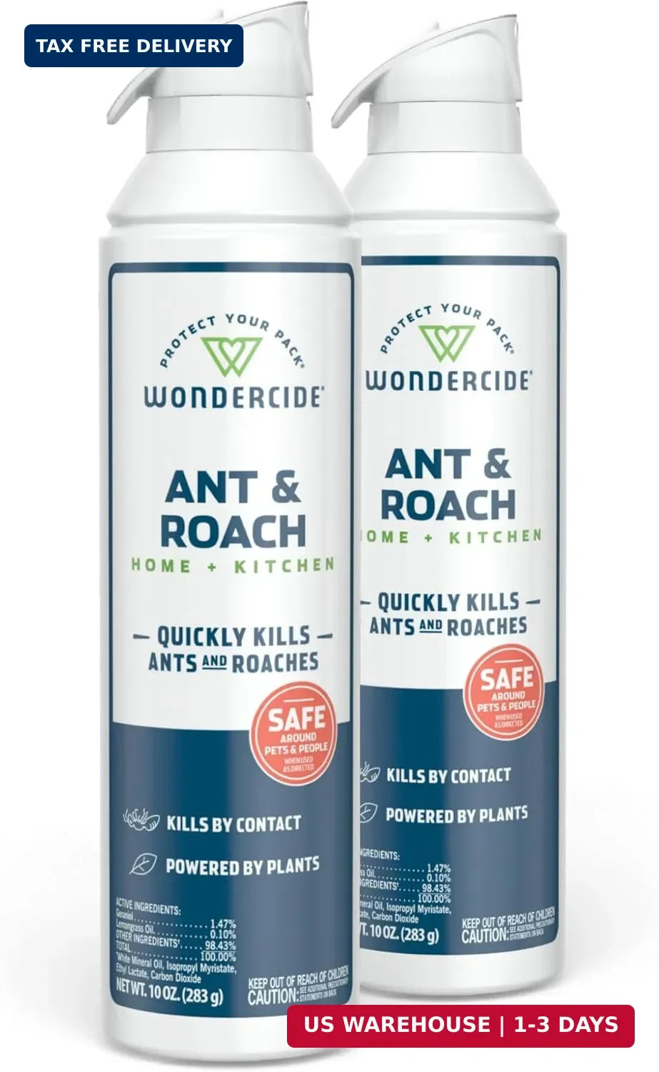 Wondercide - Ant & Roach Aerosol Spray for Kitchen, Home, and Indoor Areas - Ant