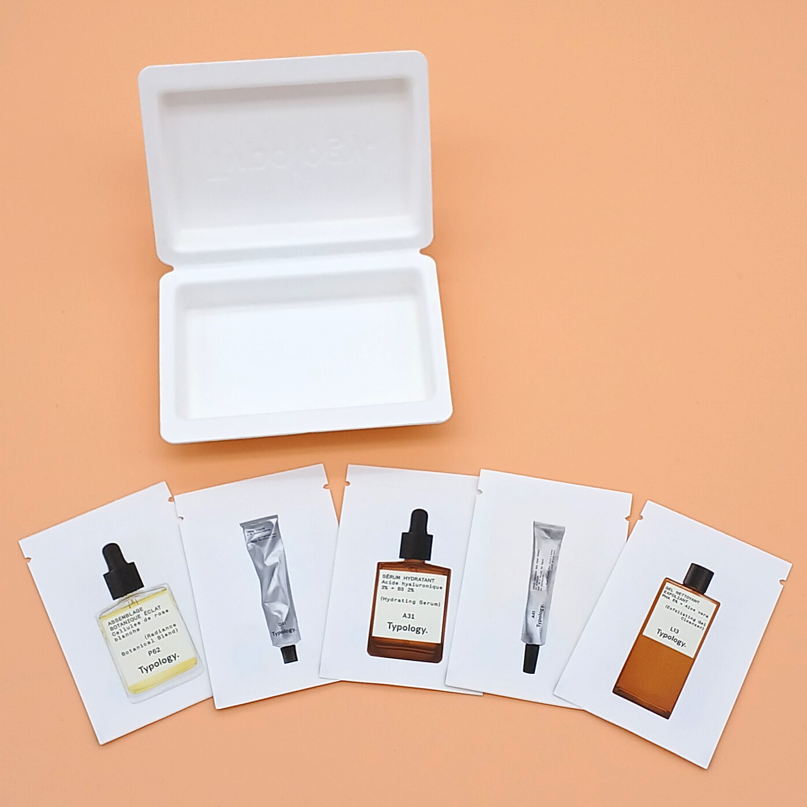 Typology Paris Face Care Starter Pack 5 Products Sampler NEW