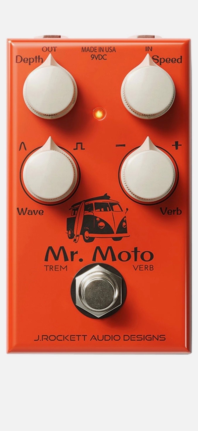 J. Rockett Audio Designs Mr Moto Tremolo/Reverb Pedal - Open Box