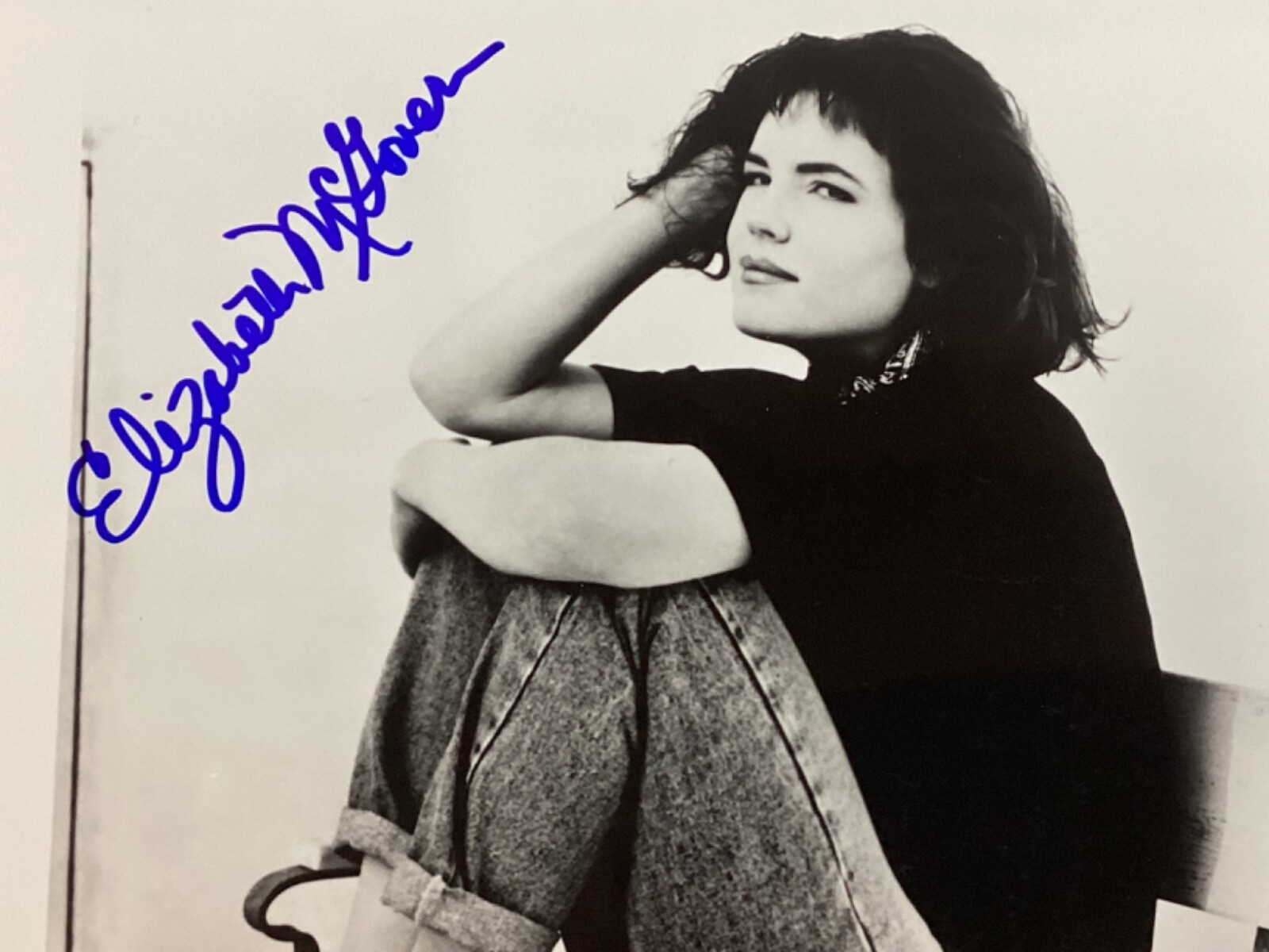 (SSG) Sexy Elizabeth McGovern Signed 8X10 Photo "Downton Abbey" with a JSA COA