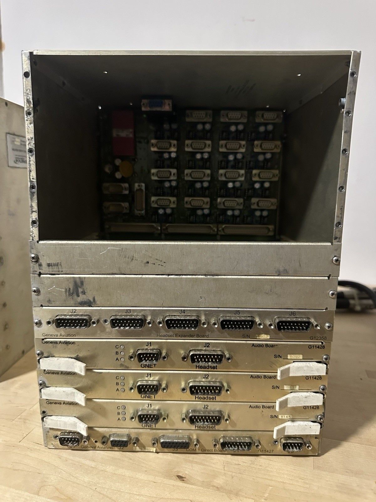 Geneva Aviation G11426 Rev E Audio Router Bell 407 FAA PMA Complete Rack G11428