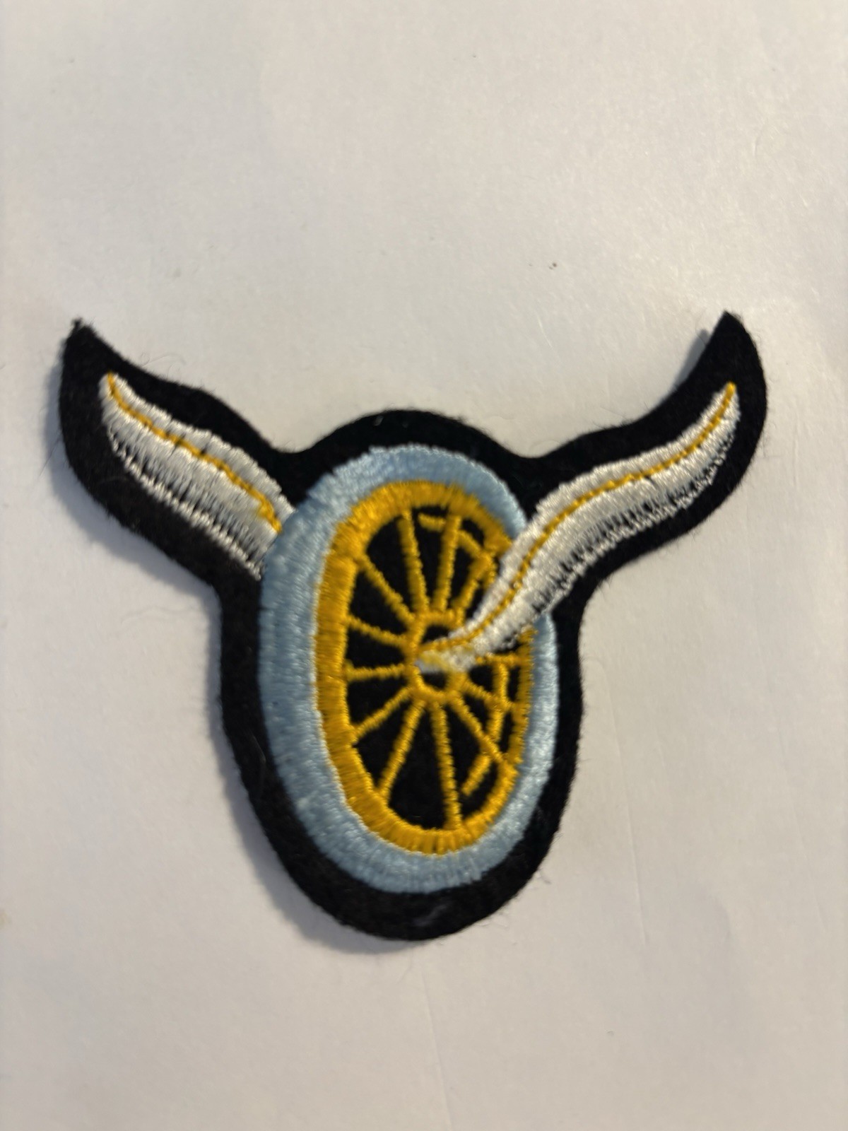 Department Traffic Motorcycle Wings & Wheel Patch