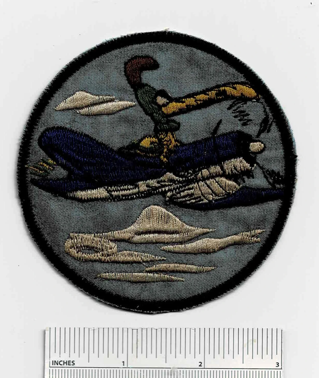 Orig WW2 Heavy Haulers VMF-462 Fighter Plane Squadron USMC WWII Shoulder Patch