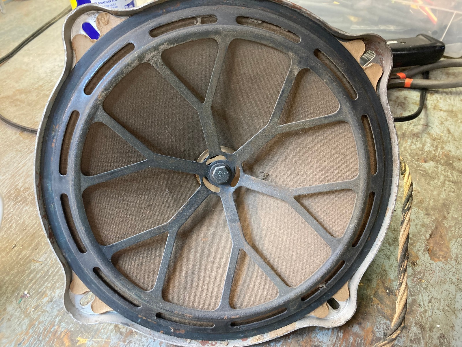Magnovox 9" OD radio speaker P/P output XFMR with good choke coil