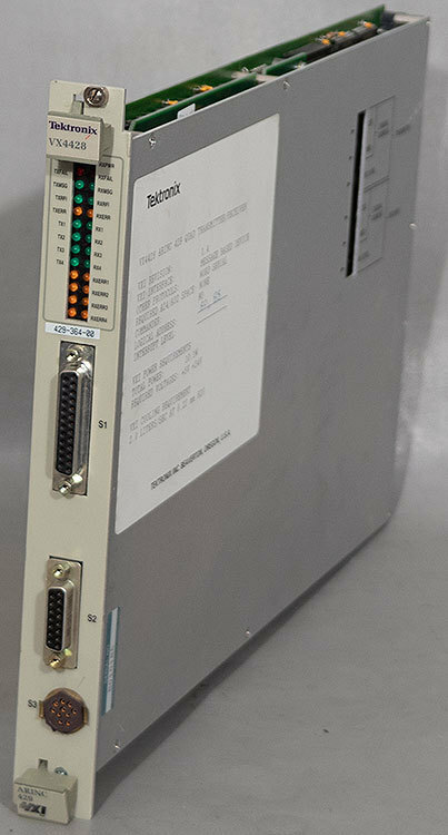 Tektronix VX4428 Quad ARINC-429 Transmitter/Receiver VXI Module/Card