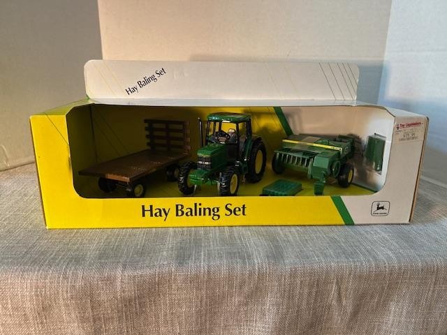 1994 ERTL JOHN DEERE HAY BAILING SET #5843 1/32 SCALE FACTORY SEALED BOX