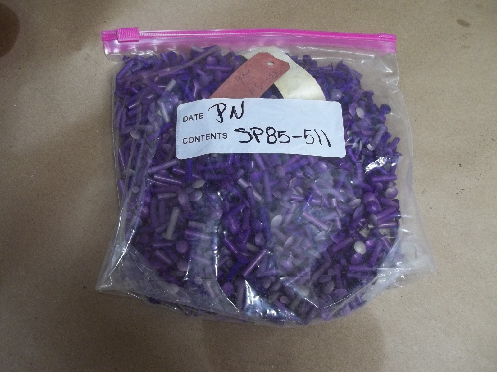 HALF POUND / SOLID RIVETS / PN SP85-511  / HALF PRICE AIRCRAFT HARDWARE