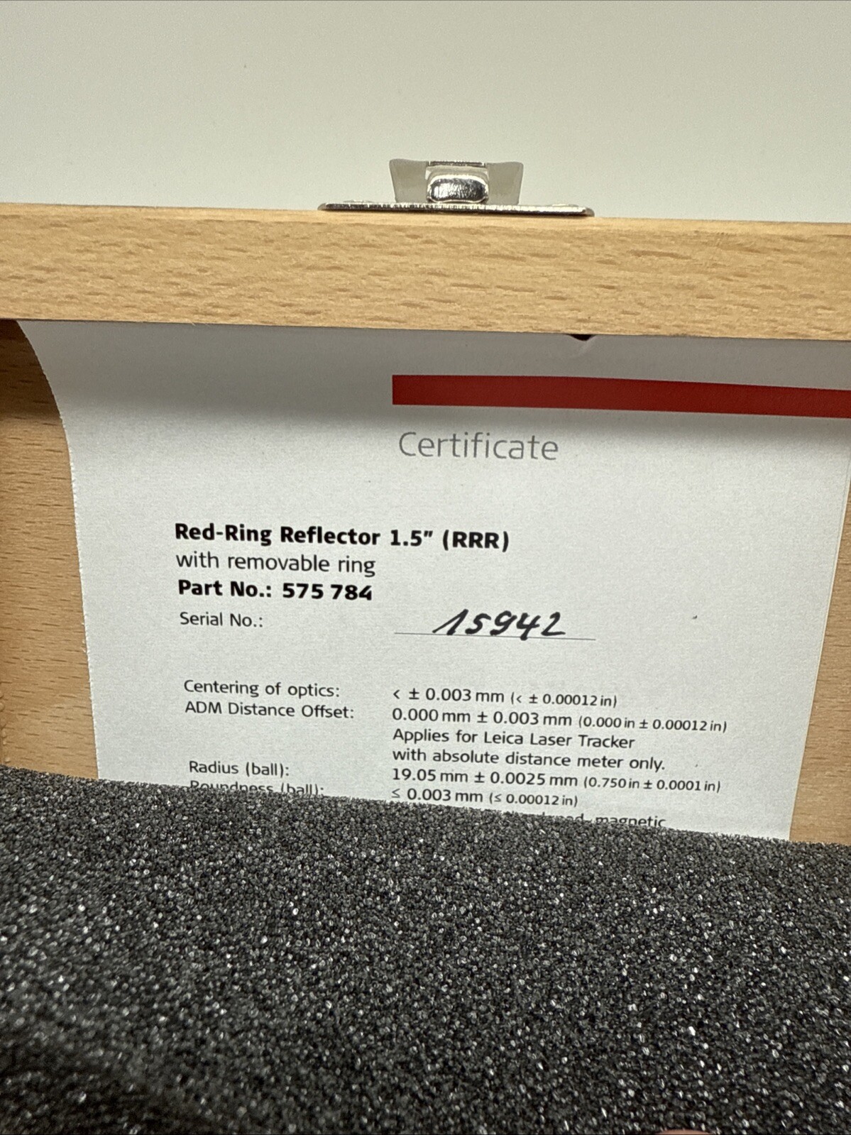 LEICA RED RING REFACTOR 1.5" 575 784