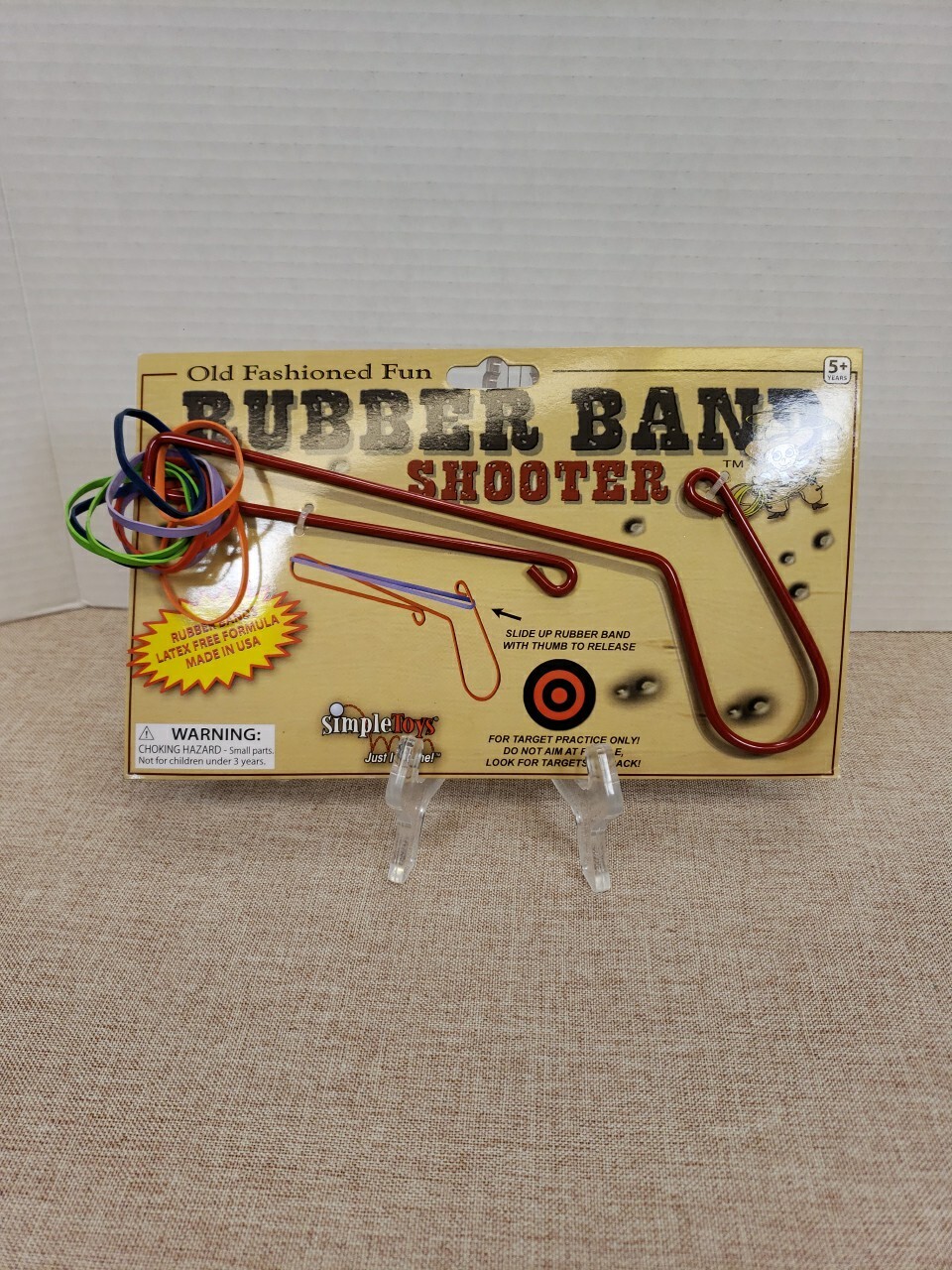 Rubber Band Shooter By Simple Toys Made In USA Brand New