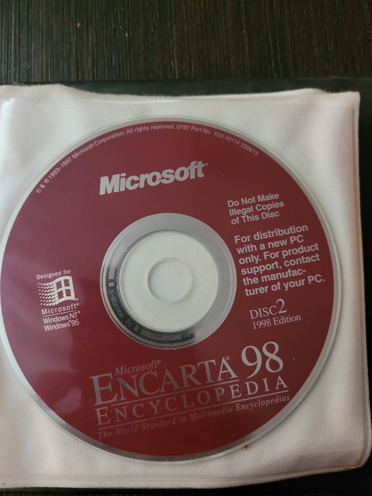 Vintage Gateway Computer Software Storage Binder With CDs Windows 95 Encarta 98
