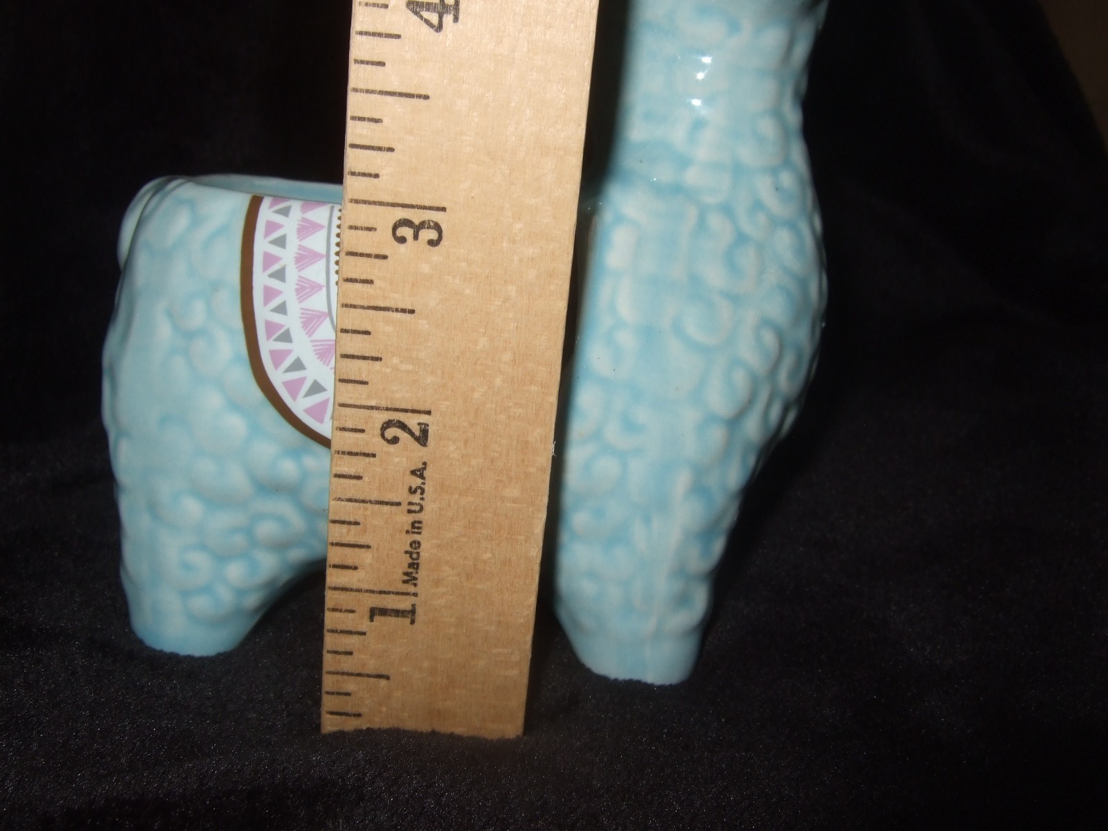 Blue Multicolor Llama / Alpaca Succulent planter