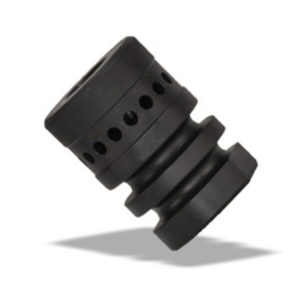 MINI SIZE Recoil Compensator Steel Muzzle Brake fits S&W M&P FPC .22 9mm Rifle