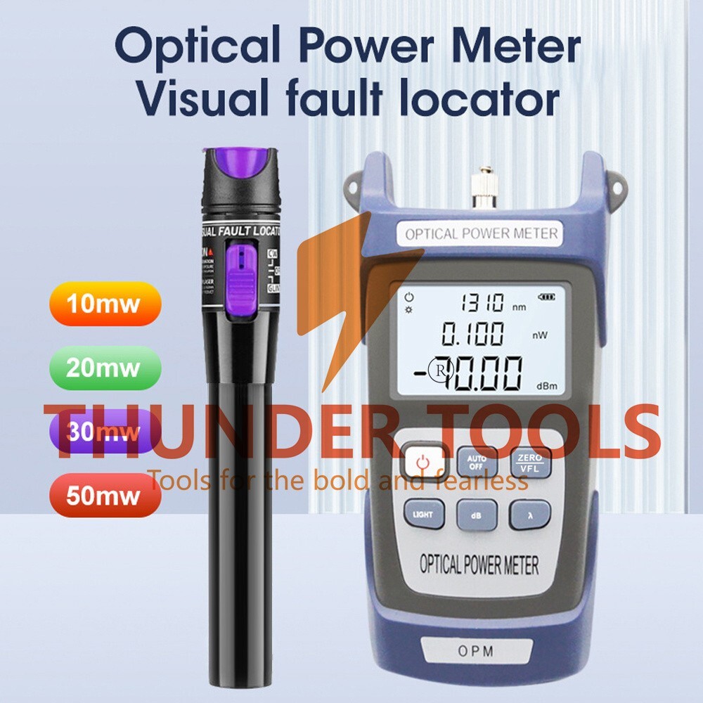 Thunder Tools Portable Lightweight Optical Power Meter Visual Fault