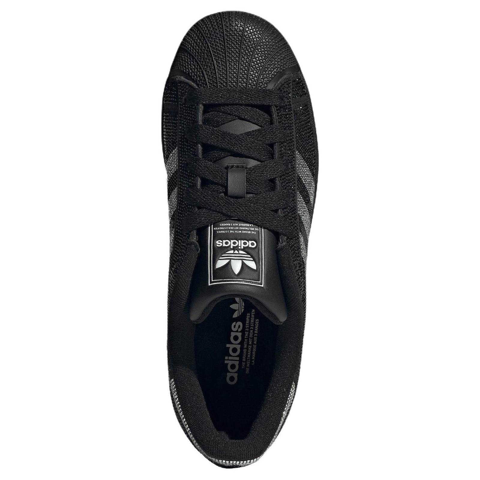 Superstar Wmns Adidas Originals 2 'Rhinestone Black Silver' Women's - IH4200