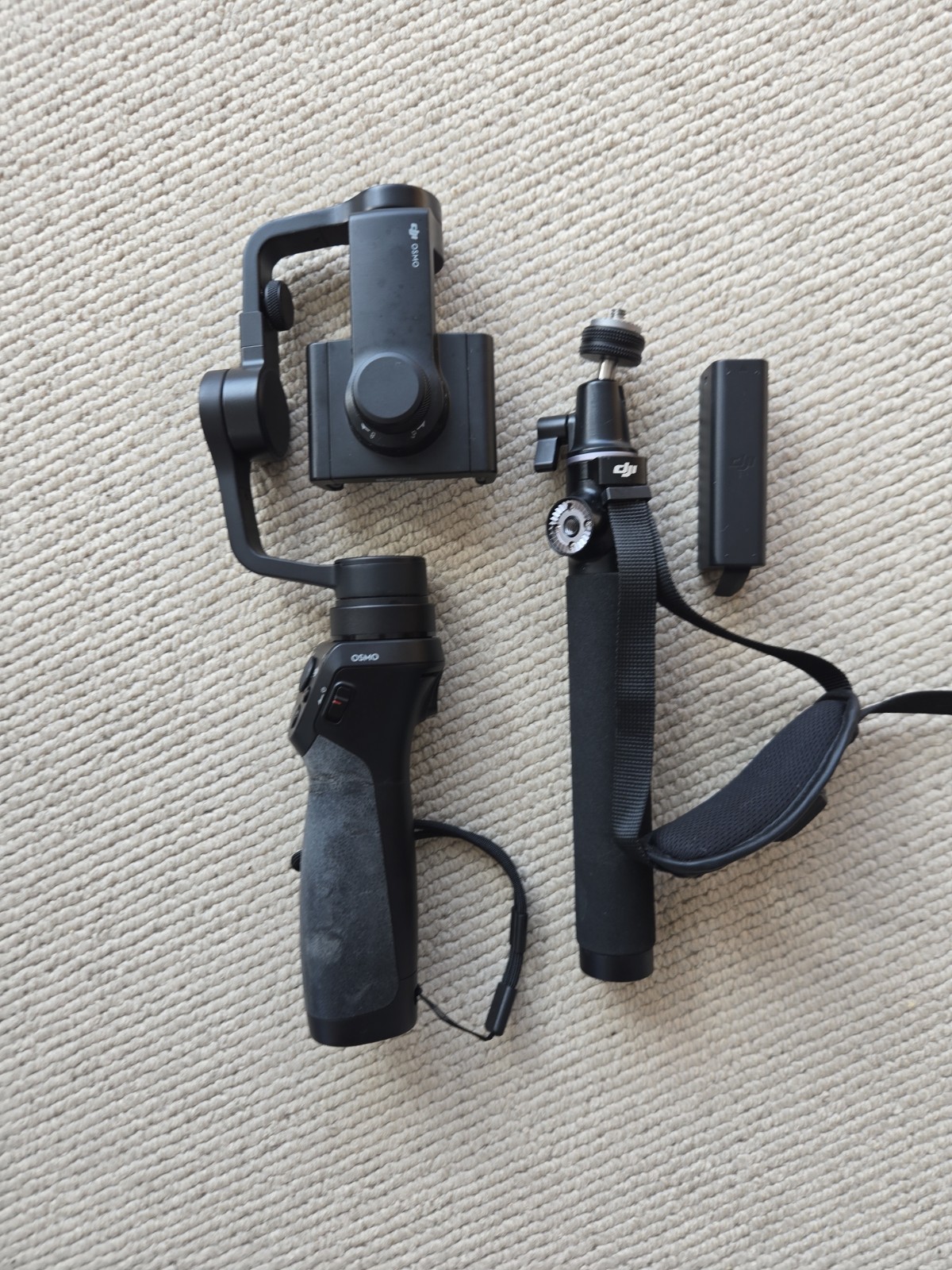 DJI Osmo Mobile Gimbal Stabilizer for Smartphones - Black ZM01 No Charger!
