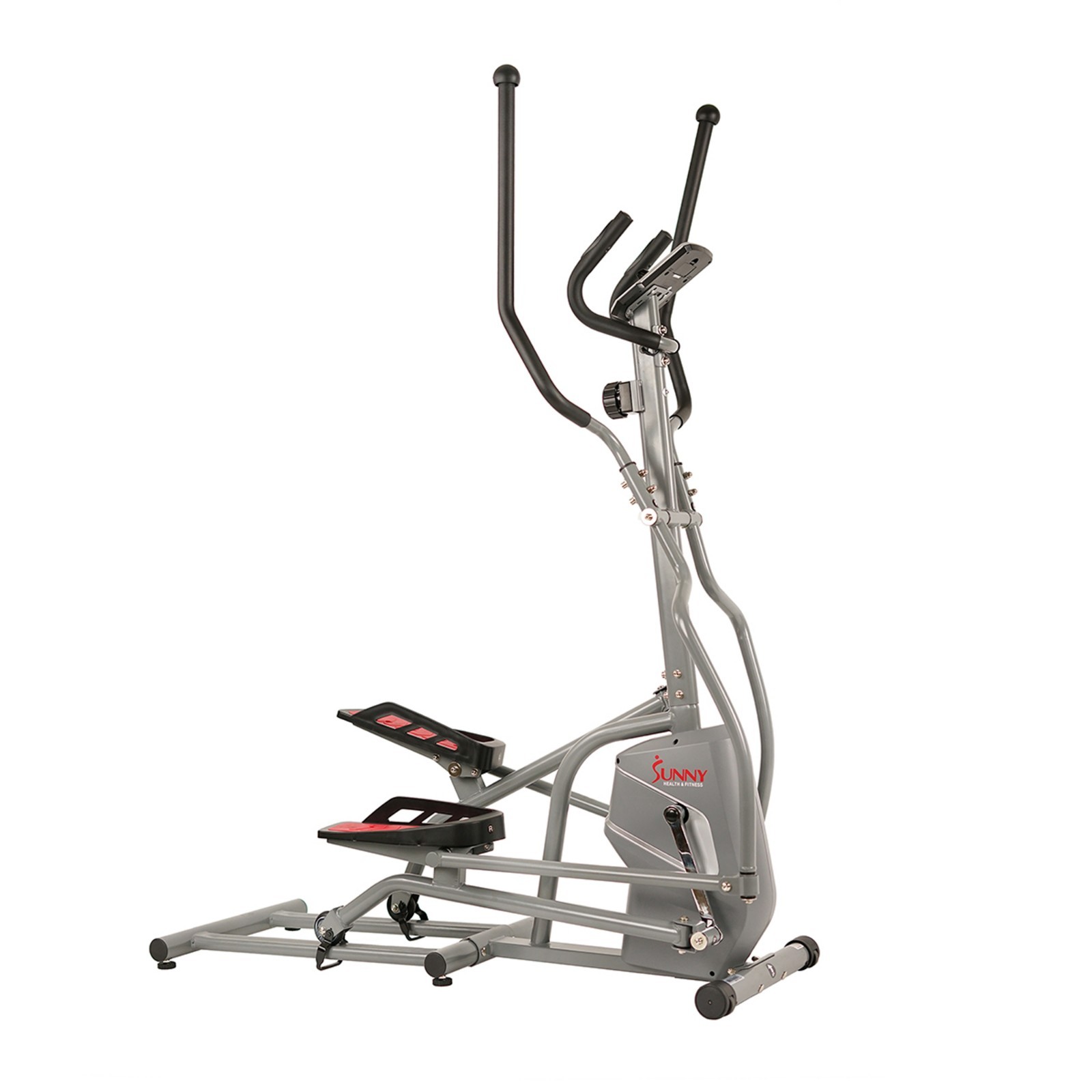 Sunny Health & Fitness Magnetic Elliptical Stepper Trainer w/ Monitor & sensor