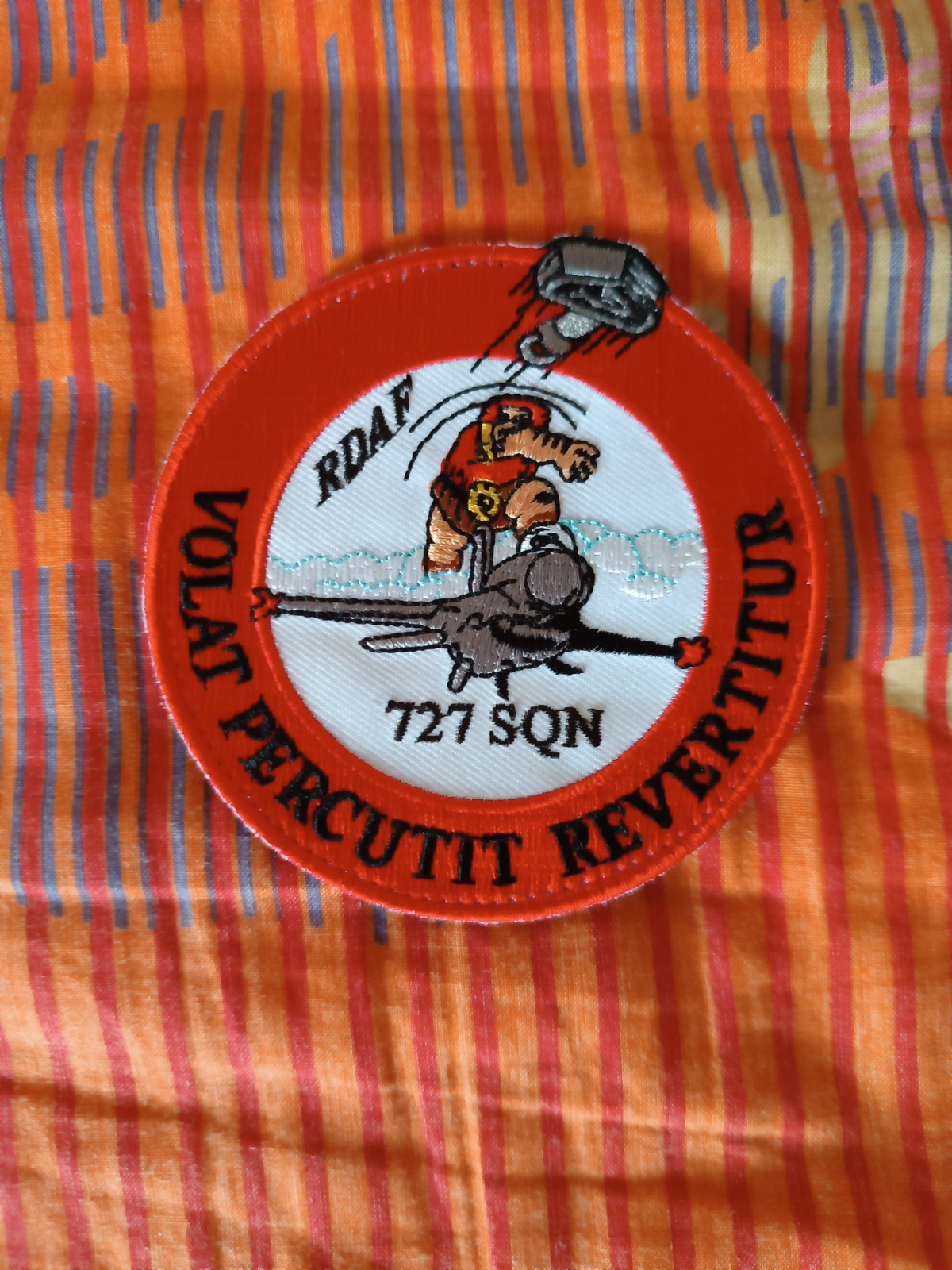 Patch Patch. Denmark Air Force - 727 Fighter Squadron.