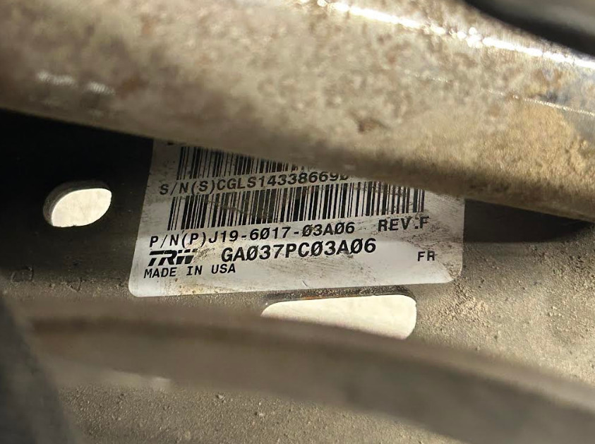 KENWORTH J19-6017-03A06 STEERING COLUMN