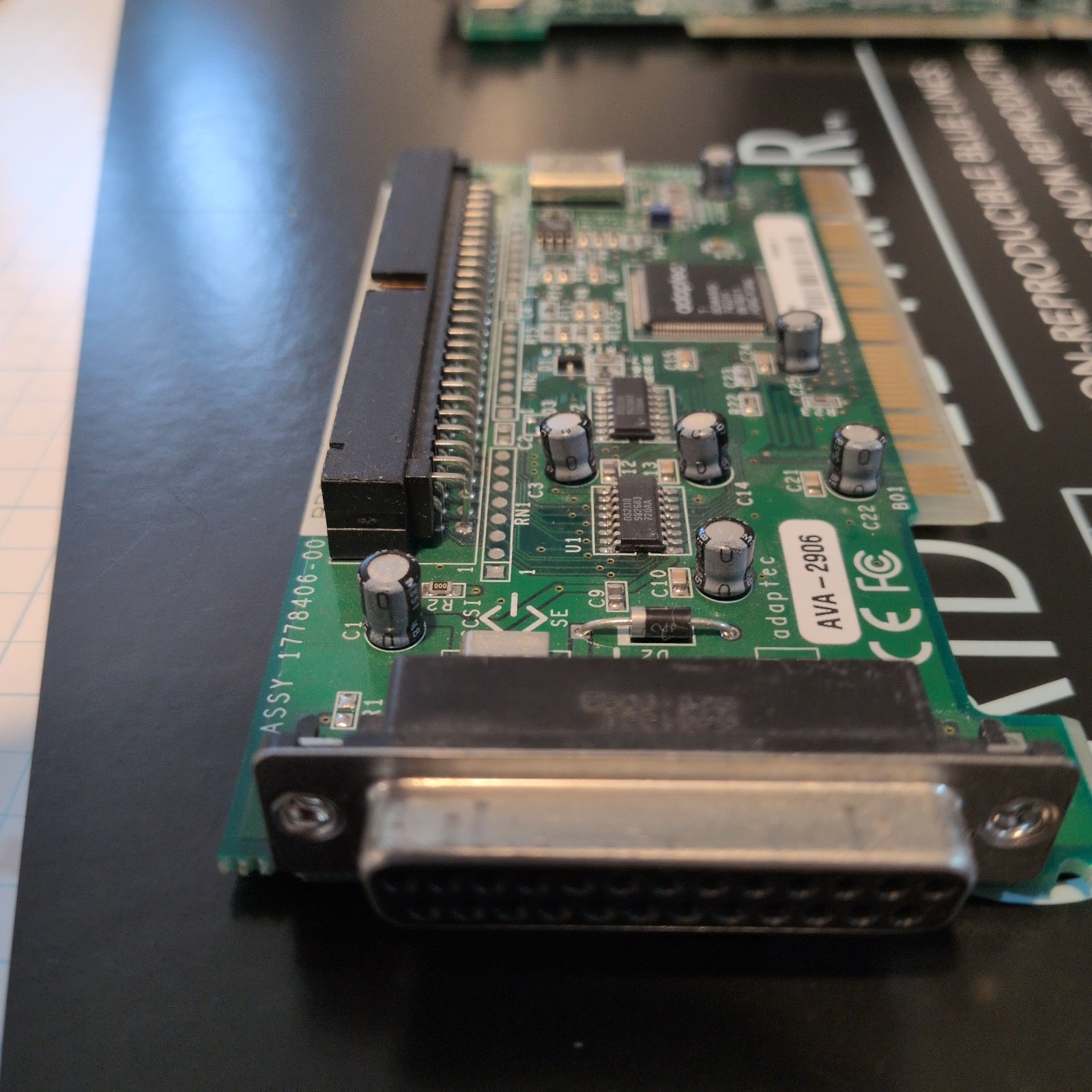 Adaptec AVA-2906 32 Bit Controller Card PCI SCSI 1780600 A