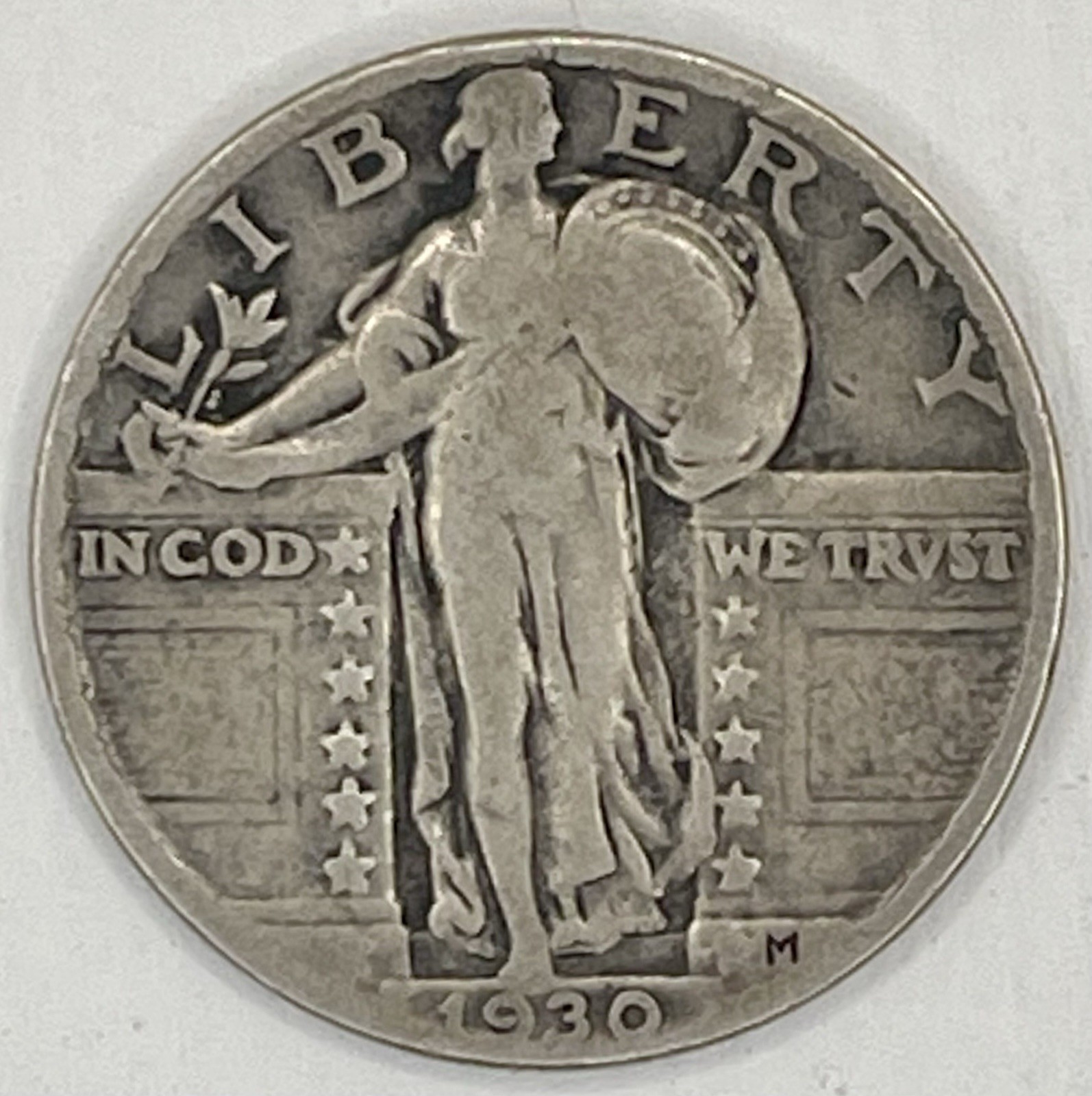 1930 Standing Liberty Quarter Raw - Possible VF Condition