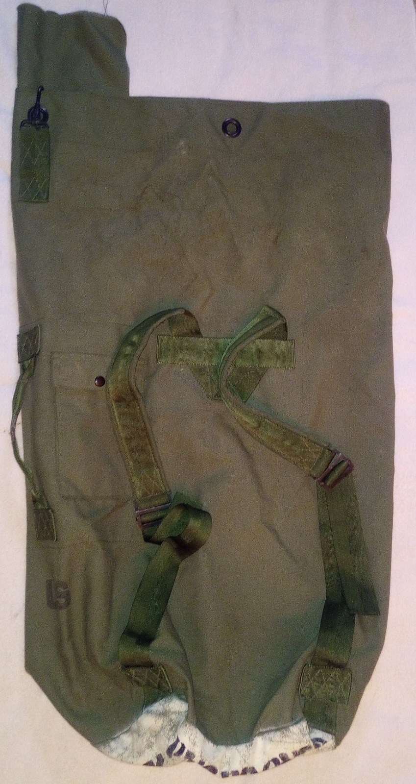 Top Load US Military Army Navy Sea Bag Tactical Duffel w/ Carry Straps GWOT Era