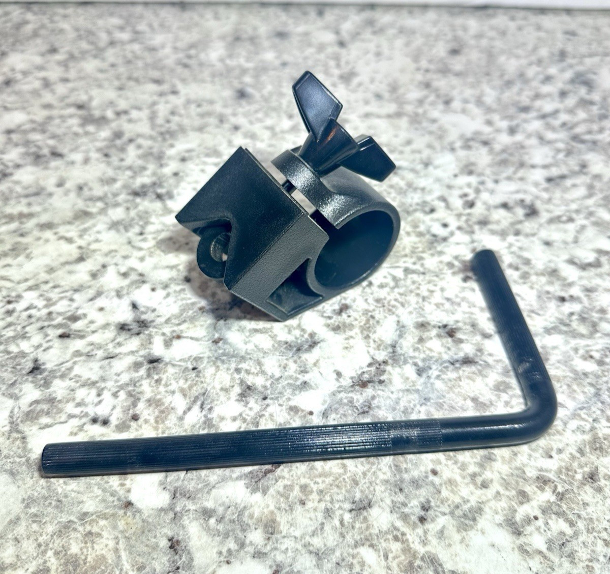 ALESIS DM6 Electronic Drum Mount Hardware Clamp 1.5" & L Rod Arm OEM Snare /Toms