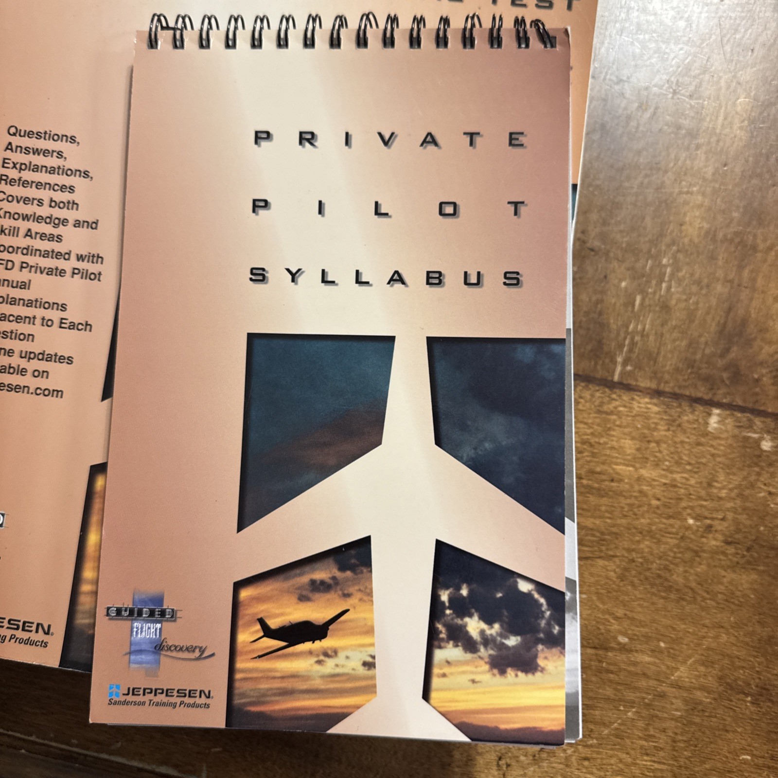Jeppesen Guided Flight Discovery Private Pilot Textbook & Test Guide Bundle Of 6