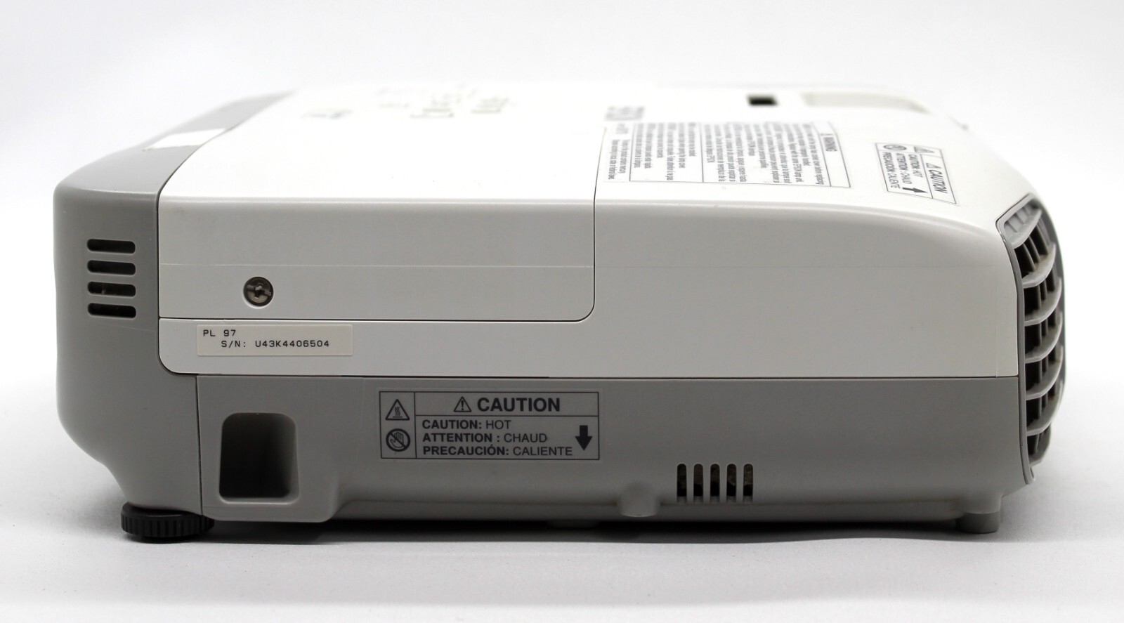 Epson PowerLite 97 Projector (Bulb Hours in Variations) (Remote Included)